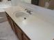 Bathroom vanity with single sink and ample counter space at 30138 W Roosevelt St, Buckeye, AZ 85396