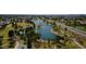 Aerial view of Chaparral park and lake at 5031 N 81St St, Scottsdale, AZ 85250