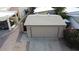 Aerial view of house with tan garage and landscaping at 5839 E Norwood St, Mesa, AZ 85215