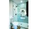 Modern bathroom with a glass shower, subway tile, and updated fixtures at 10601 N 26Th Pl, Phoenix, AZ 85028