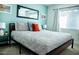 King bedroom with light walls, window, and a view of the mountains at 10601 N 26Th Pl, Phoenix, AZ 85028