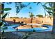 Inviting kidney shaped pool in backyard oasis at 10601 N 26Th Pl, Phoenix, AZ 85028