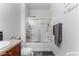 Bathroom with a shower/tub combo and updated vanity at 1265 S Aaron -- # 359, Mesa, AZ 85209