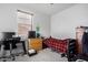 Bedroom with a twin bed, dresser, and a desk at 1265 S Aaron -- # 359, Mesa, AZ 85209