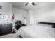 Spacious bedroom with a queen bed, and plenty of space for a desk and chair at 1265 S Aaron -- # 359, Mesa, AZ 85209