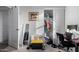Bedroom with a desk, chair, and a spacious closet at 1265 S Aaron -- # 359, Mesa, AZ 85209