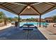 Covered picnic area overlooking the pool at 1265 S Aaron -- # 359, Mesa, AZ 85209