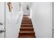 Indoor staircase with wood flooring at 1265 S Aaron -- # 359, Mesa, AZ 85209