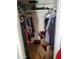 Well-organized closet with double hanging rods at 1540 W 6Th St, Mesa, AZ 85201