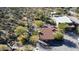 Aerial view of property showing a home with red tile roof and desert landscaping at 41525 E Desert Dove Dr, Marana, AZ 85658