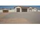 New home with two-car garage and partially landscaped lot at 22538 W Pecan Rd, Buckeye, AZ 85326