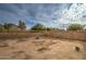 Backyard with block wall and open space at 5659 S 239Th Dr, Buckeye, AZ 85326