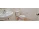 Clean and simple bathroom with a toilet and sink at 5659 S 239Th Dr, Buckeye, AZ 85326