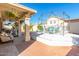 Backyard patio with seating area and gazebo at 6722 W Piute Ave, Glendale, AZ 85308