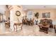 Elegant dining room featuring a formal table and chandelier at 6722 W Piute Ave, Glendale, AZ 85308