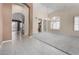 Open dining room with chandelier and carpet flooring at 9542 E Sunridge Dr, Sun Lakes, AZ 85248