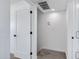 Clean hallway with carpet and doors to bedrooms at 2415 N 71St St # D, Scottsdale, AZ 85257