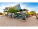 A-frame home with a ramp, deck, and desert landscaping at 27852 N 79Th St, Scottsdale, AZ 85266