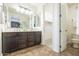 Bathroom with double vanity and walk-in shower at 4409 N 24Th Pl, Phoenix, AZ 85016