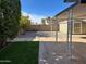 Backyard patio, shed, and artificial turf at 4833 E Granada Rd, Phoenix, AZ 85008