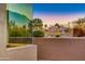Stunning mountain views from the backyard, with a wall and landscaping at 10030 N 23Rd St, Phoenix, AZ 85028