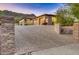 Long paved driveway leading to a beautiful home at 10030 N 23Rd St, Phoenix, AZ 85028