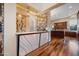 Custom wet bar with stone feature wall and unique countertop at 10030 N 23Rd St, Phoenix, AZ 85028