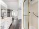 Clean bathroom with a walk-in shower and updated fixtures at 12838 S 40Th Pl, Phoenix, AZ 85044