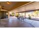 Covered patio with table and chairs, great for outdoor dining at 12838 S 40Th Pl, Phoenix, AZ 85044