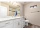 Bathroom with single vanity, granite countertop and toilet at 16205 N Zane Grey Ln Ln, Fountain Hills, AZ 85268