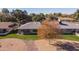 Aerial view showcasing home's back exterior and landscaping at 18435 N 125Th Ave, Sun City West, AZ 85375