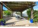 Pergola dining area with potted plants at 56 W Windsor Ave, Phoenix, AZ 85003