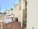 View of the home's exterior, showing the patio and storage shed at 795 S Cinnabar Dr, Apache Junction, AZ 85119