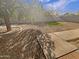 Landscaped backyard with gravel, artificial turf, and a walkway at 1013 W Angela Dr, Phoenix, AZ 85023