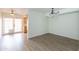 Spacious dining area with hardwood floors and access to kitchen at 1425 E Desert Cove Ave # 32, Phoenix, AZ 85020