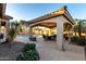 Covered patio with dining area and outdoor kitchen at 2512 W Corral Rd, Phoenix, AZ 85041