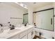 Modern bathroom with double vanity and a bathtub at 13037 E Jenan Dr, Scottsdale, AZ 85259