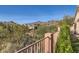 Scenic mountain view from the backyard, showcasing natural beauty and privacy at 13037 E Jenan Dr, Scottsdale, AZ 85259