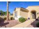 Front entrance with decorative door and walkway at 13414 W Micheltorena Dr, Sun City West, AZ 85375