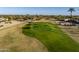 Aerial view of a golf course putting green at 17164 W Calistoga Dr, Surprise, AZ 85387