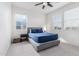 Bright bedroom with double bed and large windows at 17329 W Gretna St, Surprise, AZ 85388