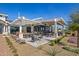 Outdoor patio with seating and views of the golf course at 17329 W Gretna St, Surprise, AZ 85388