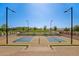 Two well-lit pickleball courts at 17329 W Gretna St, Surprise, AZ 85388