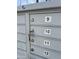 Gray metal mailboxes with numbered slots and key access at 4901 S Calle Los Cerros Dr # 202, Tempe, AZ 85282