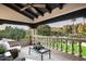 Covered balcony overlooking the backyard and mountains at 6161 N 59Th Pl, Paradise Valley, AZ 85253