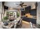 Granite countertop outdoor kitchen, perfect for entertaining at 6161 N 59Th Pl, Paradise Valley, AZ 85253