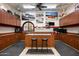 Well-equipped workshop with ample storage and work island at 6161 N 59Th Pl, Paradise Valley, AZ 85253