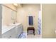 Double vanity bathroom with shower at 6317 E Pinchot Ave, Scottsdale, AZ 85251