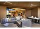Relaxing outdoor patio with comfortable seating and views at 11271 E Cinder Cone Trl, Scottsdale, AZ 85262