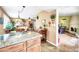 Kitchen with granite countertops and wooden cabinets at 2110 W Silvergate Dr, Chandler, AZ 85224